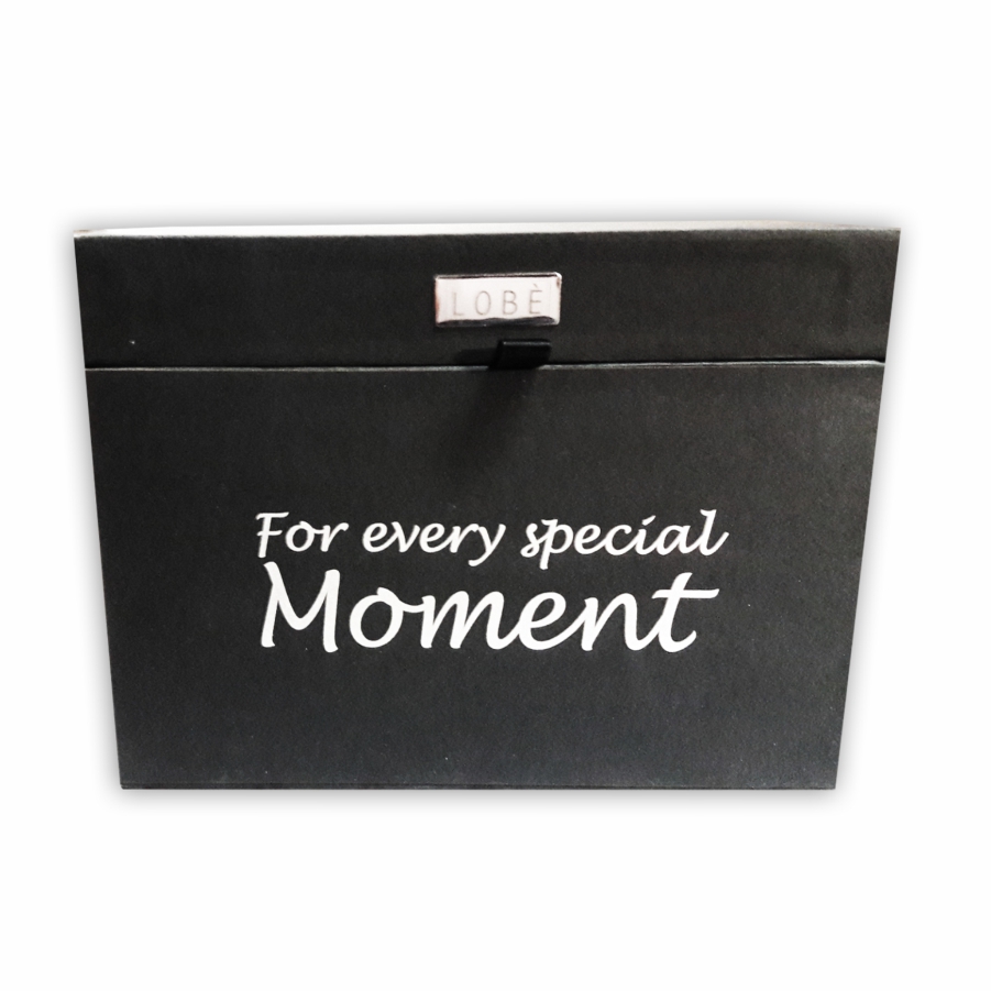 CAJA DE MDF FORRADA CON CAJÓN A2038